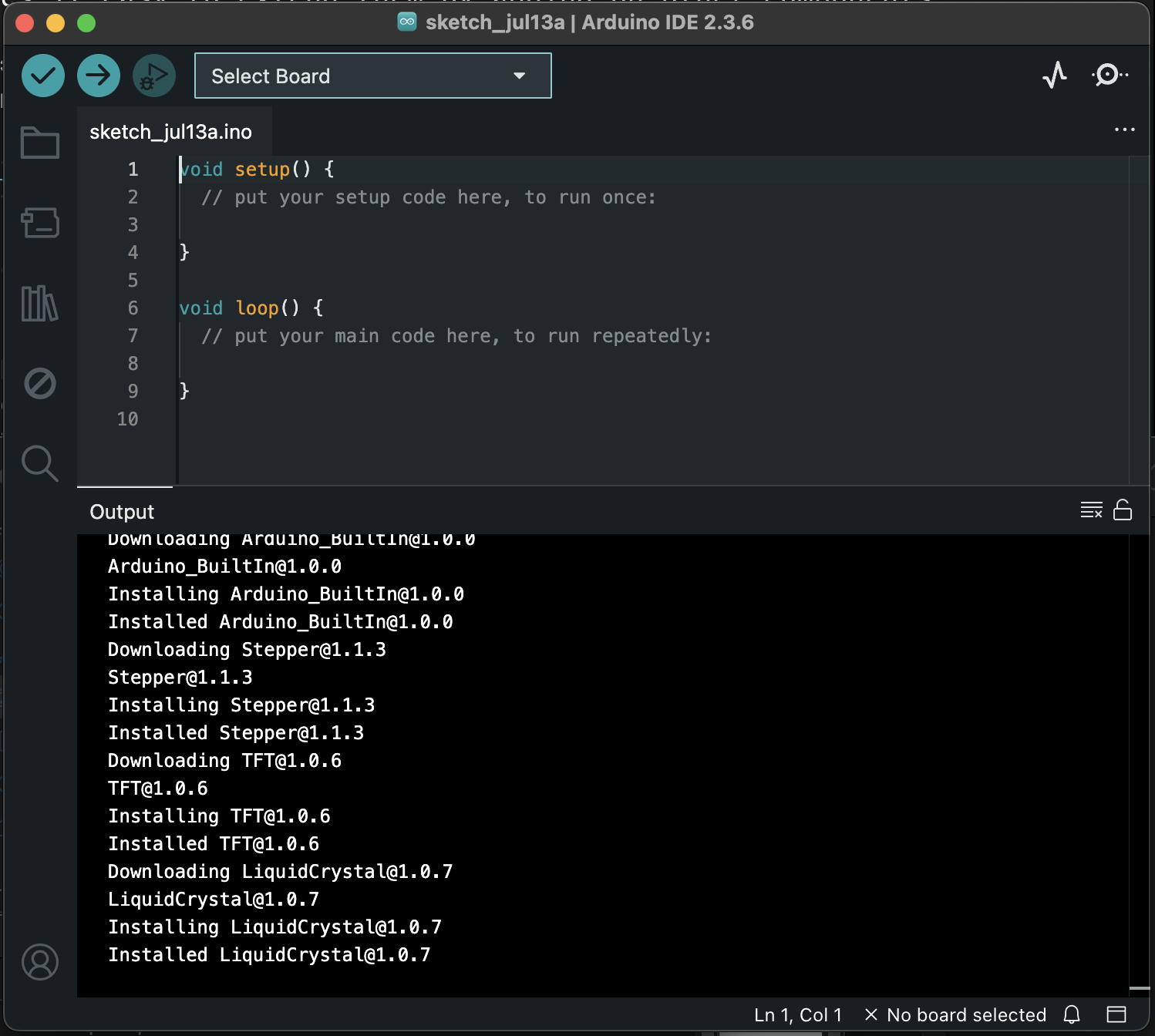 Screenshot of the Arduino IDE showing a code editing window
